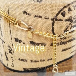 Vintage chain link belt‎ M